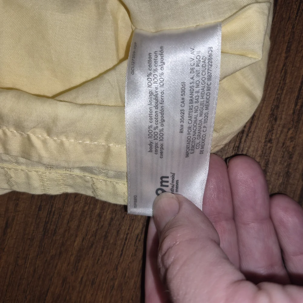 NWT Easter Ready! OshKosh B'gosh Yellow Romper for Kids Baby B'gosh